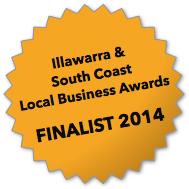 Illawarra & South Coast Local Business Awards Finalist 2014